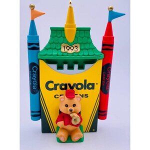 Hallmark Keepsake Ornament 1993 Crayola Bright Shining Castle #5 Christmas Decor